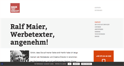 Desktop Screenshot of maiertext.de